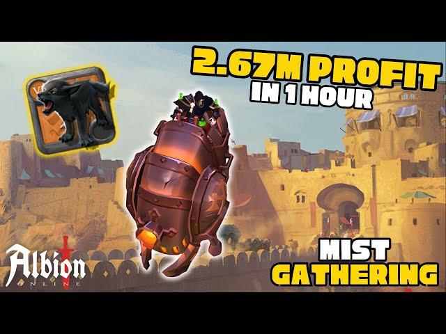 Gathering 2.67m Silver Profit in the Mist | Albion Online