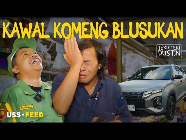 KOMENG DIBIKIN NANGIS BLUSUKAN BARENG DUSTIN | #TekaTekiDustin with Dustin Tiffani & Komeng