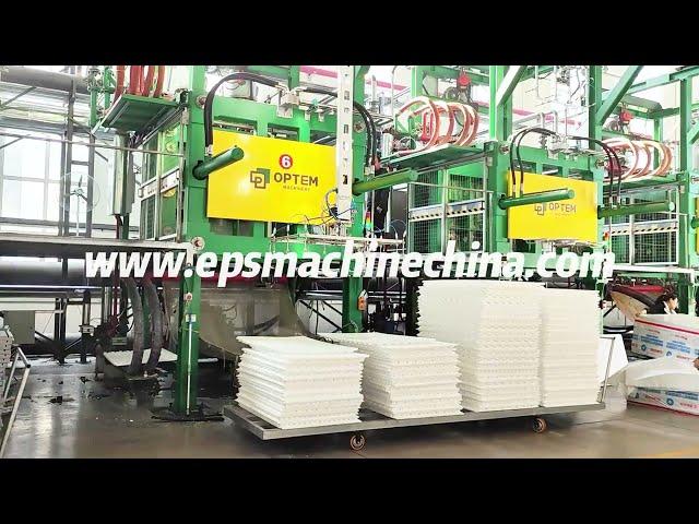 EPS Floor Heating Panels Are In Production, Taoguan EPS Machine, EPS Shape Molding Machine Factory