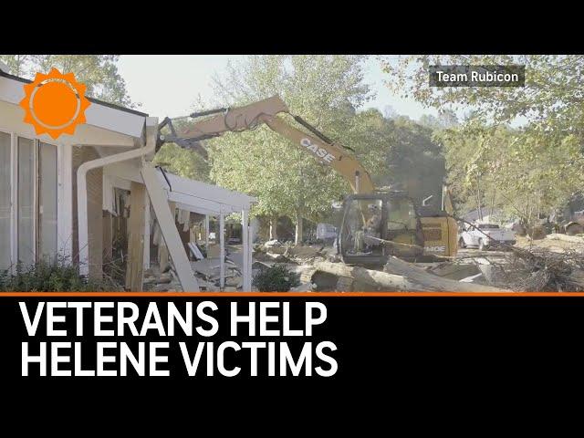 Veterans from Team Rubicon Still Helping Hurricane Helene Victims