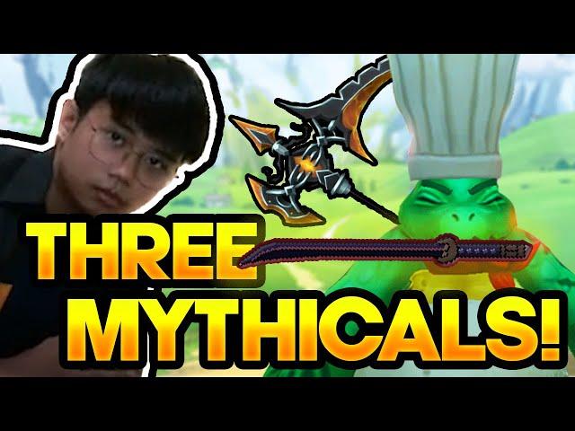 I Got Three MYTHICALS In One Day! - Blox Fruits