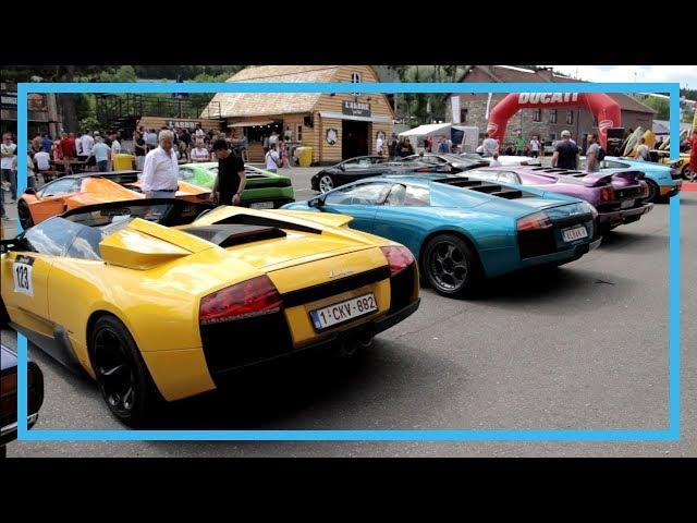 300+ ITALIAN SPORTSCARS at Spa Francorchamps | Ferrari, Lamborghini, Alfa Romeo | Spa Italia 2017