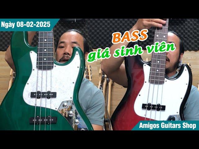 GIÁ CỰC TỐT - Guitar BASS đa dạng mẫu mã, rất đẹp | Ngày 08-2-2025 | Amigos Guitars Shop