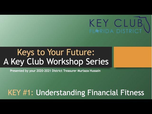 Keys To Your Future: Understanding Financial Fitness