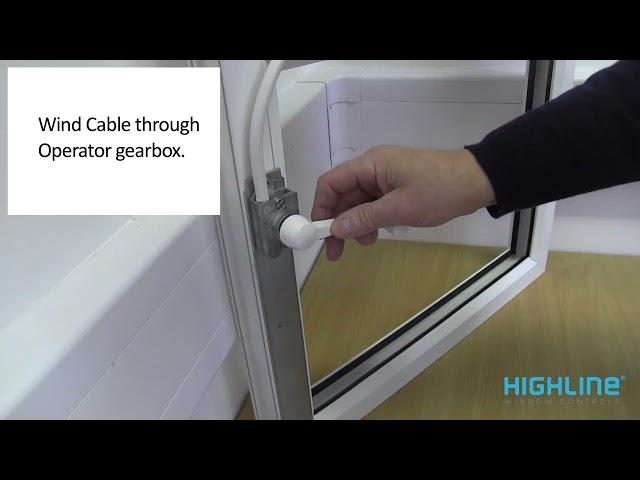 Instruction Video - How to install a Highline window control system to a top-hung window or vent