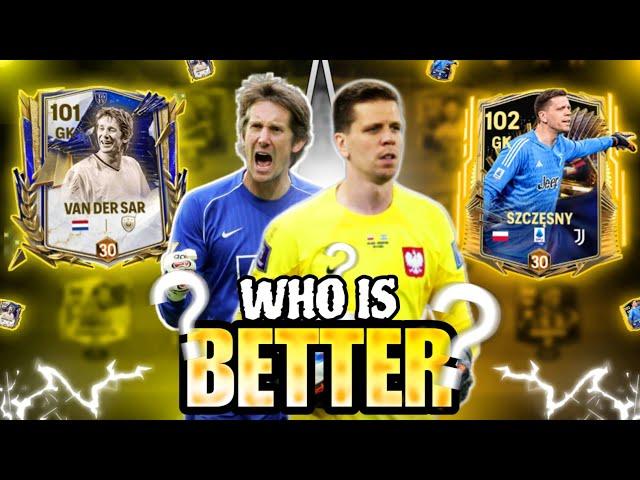 Max VAN DER SAR vs SZCZESNY power test  | REVIEW  | Fc mobile