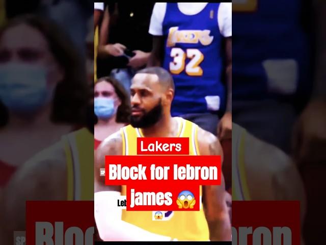 LEBRON JAMES ( BLOCKED BY  JAMES 2025 ) SPORTS WITH HENRY #lebronjames #shrots #usa #nba #california