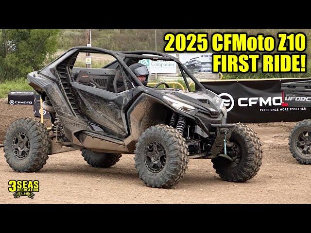 FIRST RIDE in the ALL NEW 2025 CFMoto Z10 Sport UTV at the Dealer Meeting!