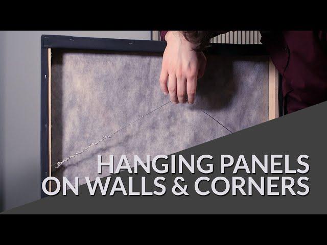 How to Hang Acoustic Panels on Walls and in Corners - Acoustic Panels with an Air Gap