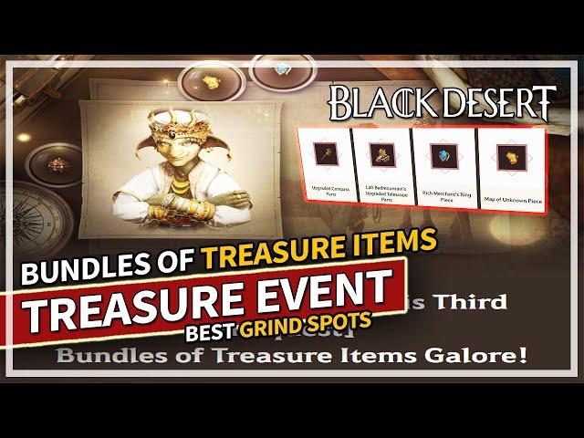 Bundles of Treasure Items Event & Best Grind Spots | Black Desert