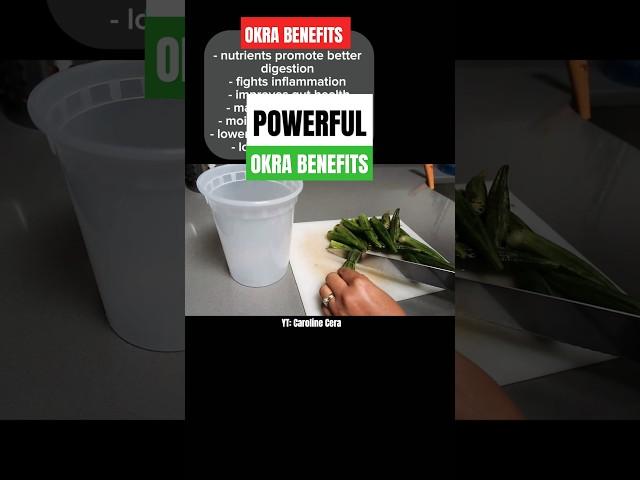 OKRA Water HEALTH benefits #superfood