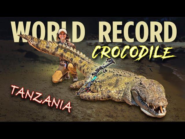 Bowhunting The World’s Largest Crocodile | Sarah Bowmar’s WORLD RECORD |