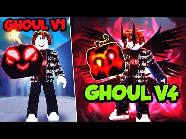 I Awakened Ghoul V4 With Only BLACK Fruits (Blox Fruits)