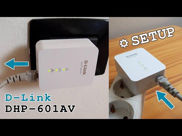 D-Link DHP-601AV powerline • Unboxing, installation and test