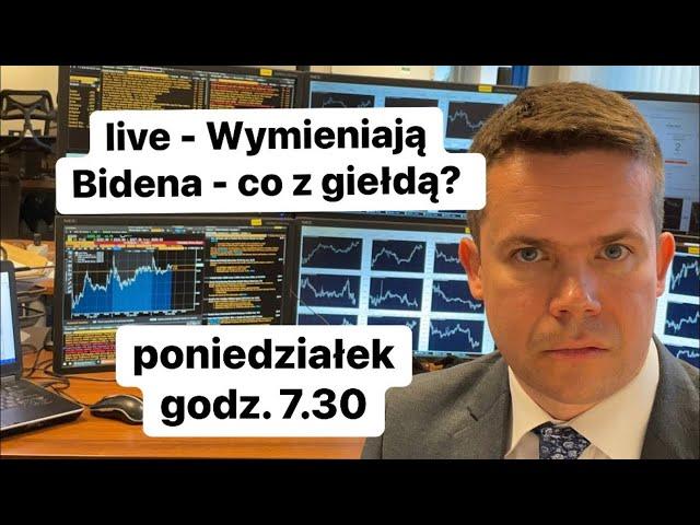 Wymieniają Bidena - jak zareaguje giełda?