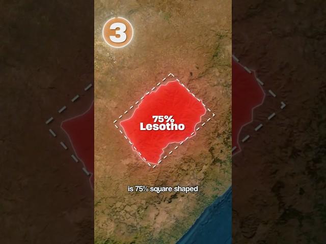 Most Square Shaped Countries