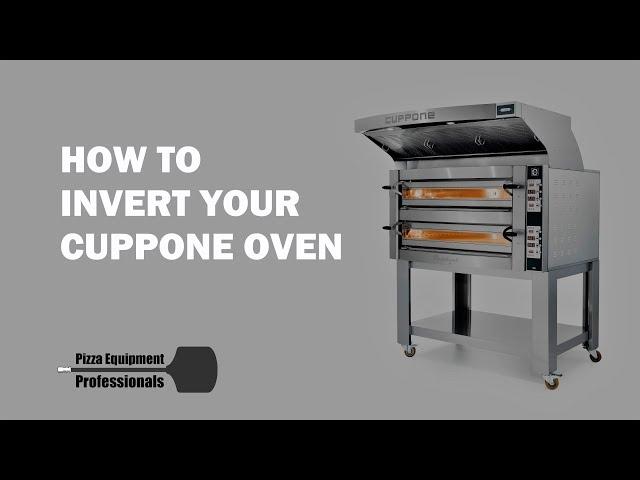 How To Invert Cuppone Pizza Oven