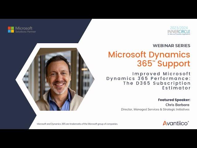 Optimizing Dynamics 365 System Performance: Microsoft Subscription Estimator Best Practices