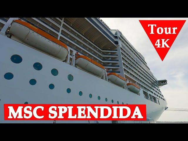 MSC SPLENDIDA - ship tour 2022 - 4K