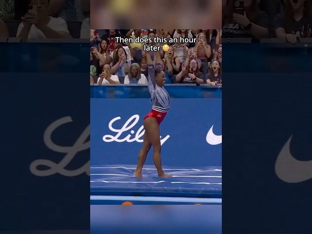 Just casual GOAT things #gymnastics #simonebiles #olympics #fail #funny #sports