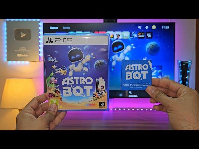 Astro Bot Disc Edition (PS5) Unboxing + Gameplay