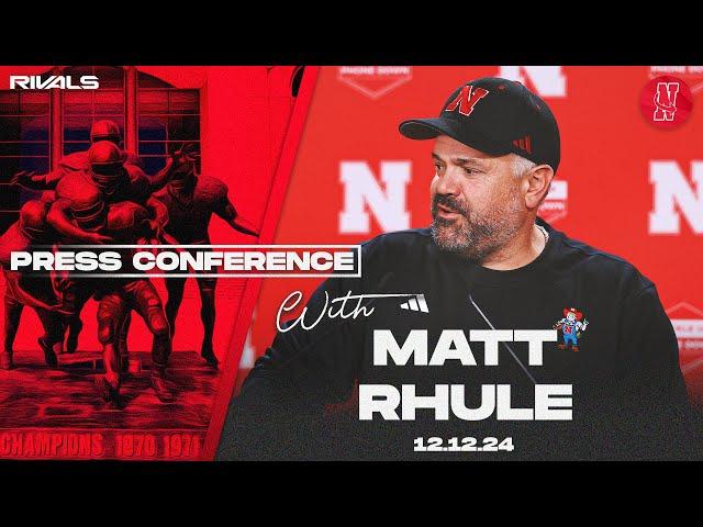 Nebraska Football: Matt Rhule talks new coaches, bowl game, transfer portal | Press Conference