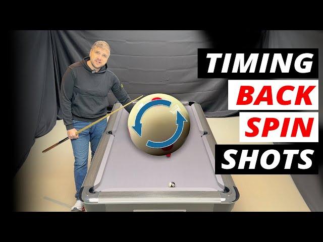 How to play BACK SPIN, screw & draw shots with perfect timing | 8 Ball pool tips and techniques