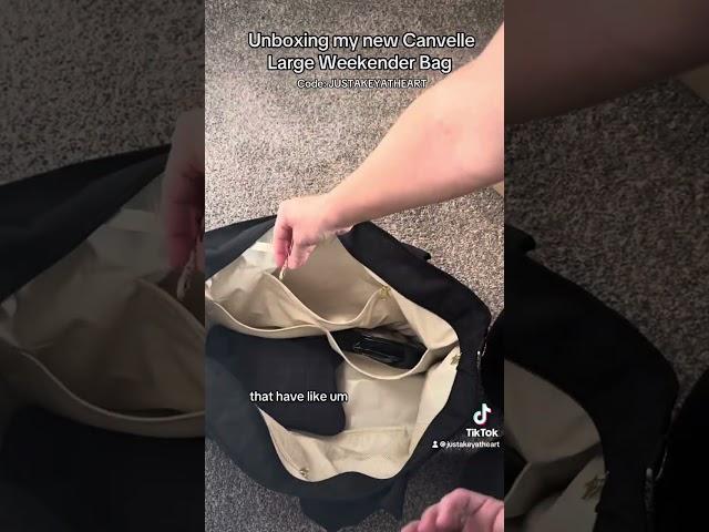 Unboxing My New Canvelle Weekender Bag