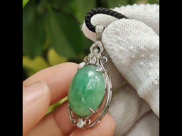 Wood Element Jade Pendant - #jadeite #jade #singapore