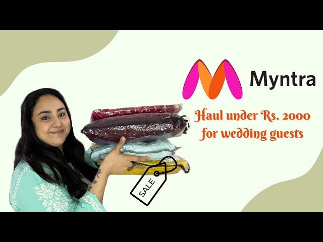 Myntra Kurta Set Haul for Wedding guest | Under Rs. 2000 *CURVY* girl friendly finds | Spriha Sanjay