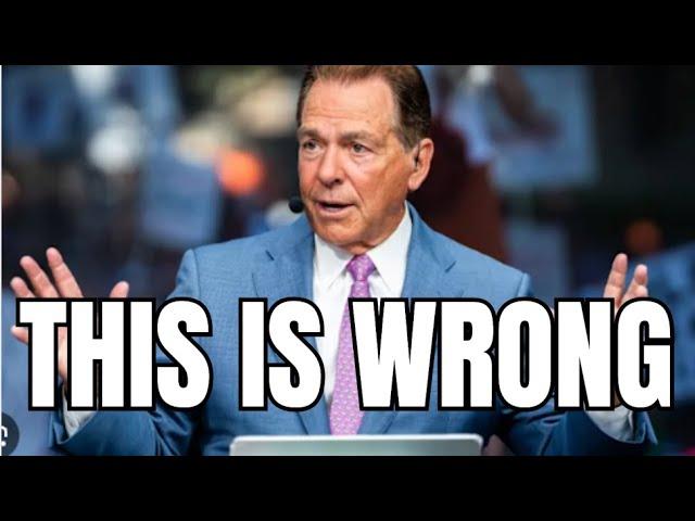 Nick Saban with BOMBSHELL TRUTH on why Alabama did not make it