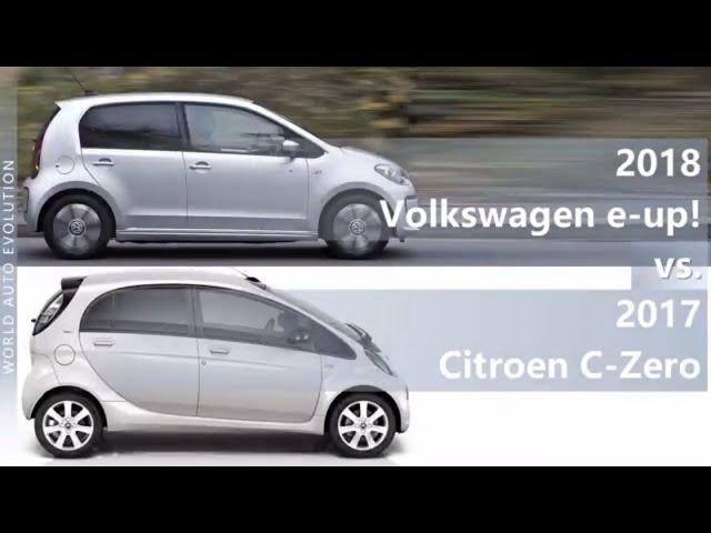 2018 Volkswagen e-up! vs 2017 Citroen C-Zero (technical comparison)