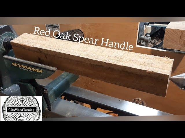 WoodTurning | Red Oak | Spear | Handle