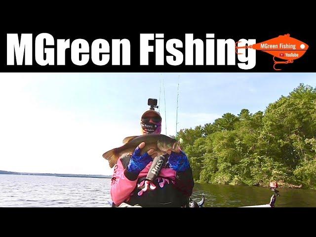 Fishing from a kayak Snipatuit Pond Rochester Ma