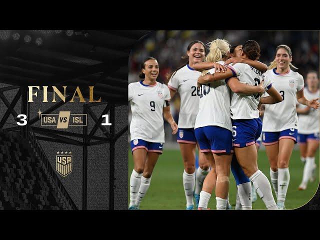 USWNT vs. Iceland | Highlights | October 27, 2024