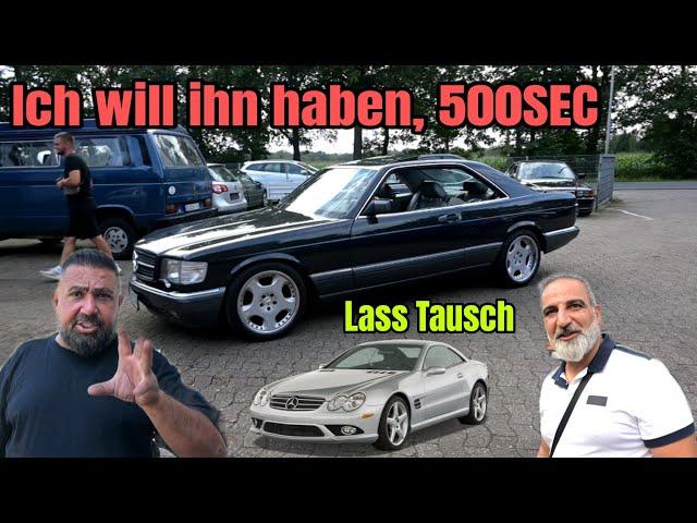 Mein Traumwagen, Mercedes 500 SEC,tauschen gegen SL 55 Kompressor.