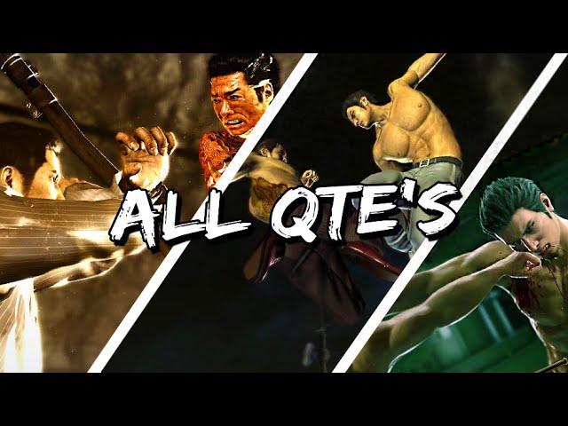 All Boss QTE/Action sequences in the Yakuza series (2005-2020)