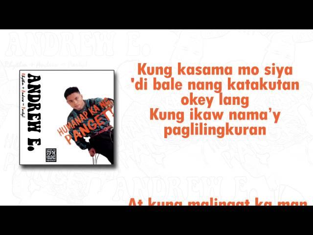 Andrew E. - Humanap Ka Ng Panget (Lyric Video)