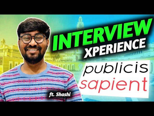 PUBLICIS SAPIENT | Interview Experience #publicissapient #onboarding #akshayhangaragi