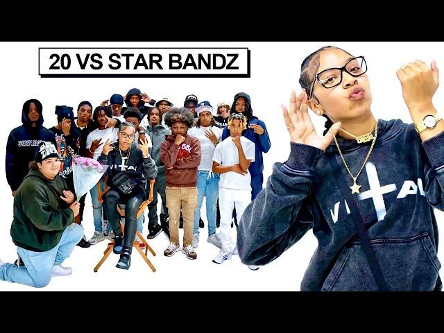 20 GUYS VS 1 RAPPER: STAR BANDZ