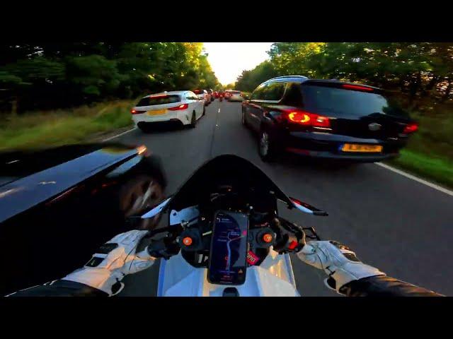 Lane Splitting on a Yamaha R7! (PURESOUND)