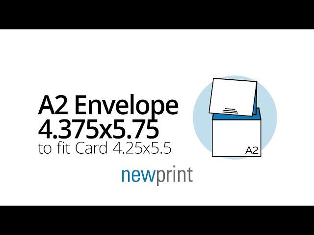 A2 Envelope with Fit Card | Newprint