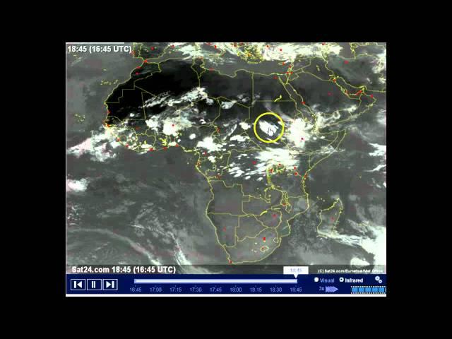 Volcanic Eruption of Nabro in Africa
