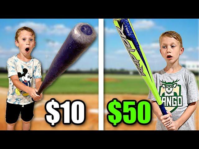 $10 vs $50 Baseball Bats *Which is Better?*