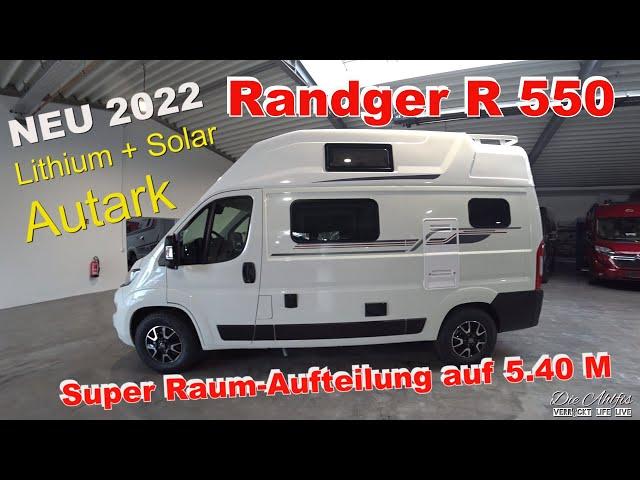 Fiat Ducato Modell 2022 Super Kurzes Wohnmobil RANDGER R 550 Tolles Konzept auf 5,40 M 