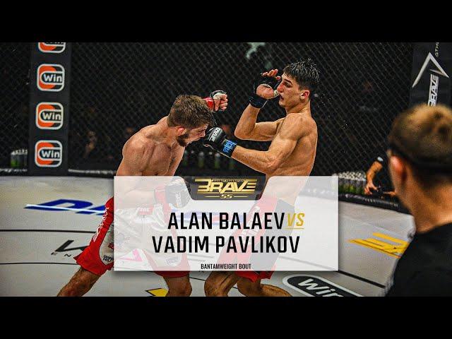 Alan Balaev vs  Vadim Pavlikov | FREE MMA Fight | BRAVE CF 55