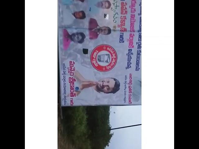 Janasena flexies in parchur, Pawan Kalyan, Mannem Srikanth