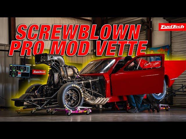 Screw-Blown Pro Mod Corvette on our Dyno! | Stubbs Racing