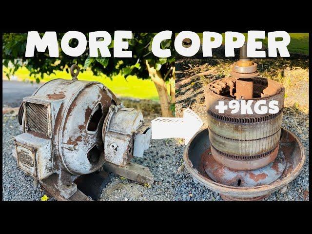 More Copper From the Biggest 689KG Motor Melt - ASMR Metal Melting - Trash To Treasure - BigStackD