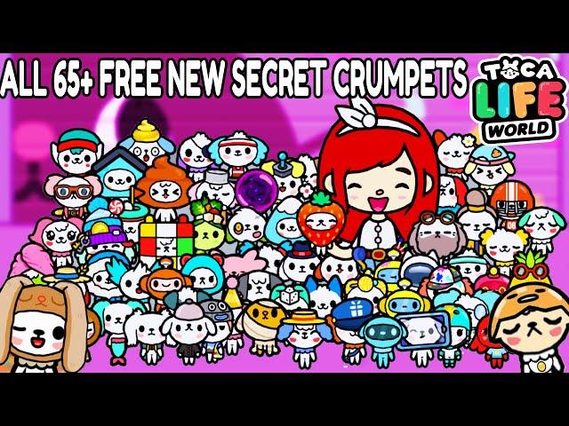 ВСЕ БЕСПЛАТНЫЕ и ПЛАТНЫЕ КРАМПЕТЫ в ТОКА БОКА ALL 65+ NEW SECRET CRUMPETS IN 2022 Toca Life World 